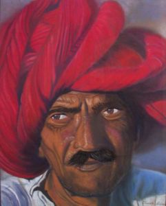 Voir le détail de cette oeuvre: Un homme au Rajasthan